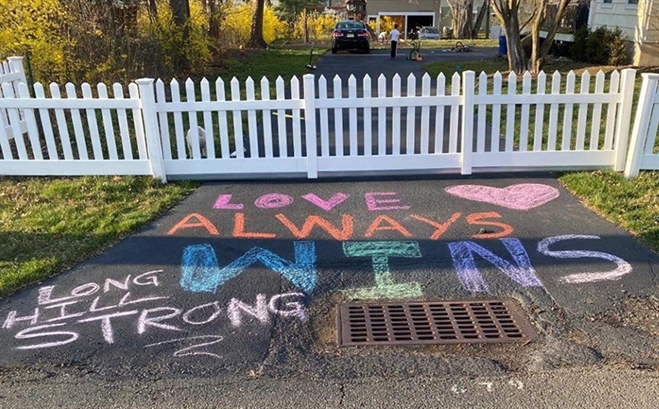 Chalk Your Walk Lifts Community Spirits